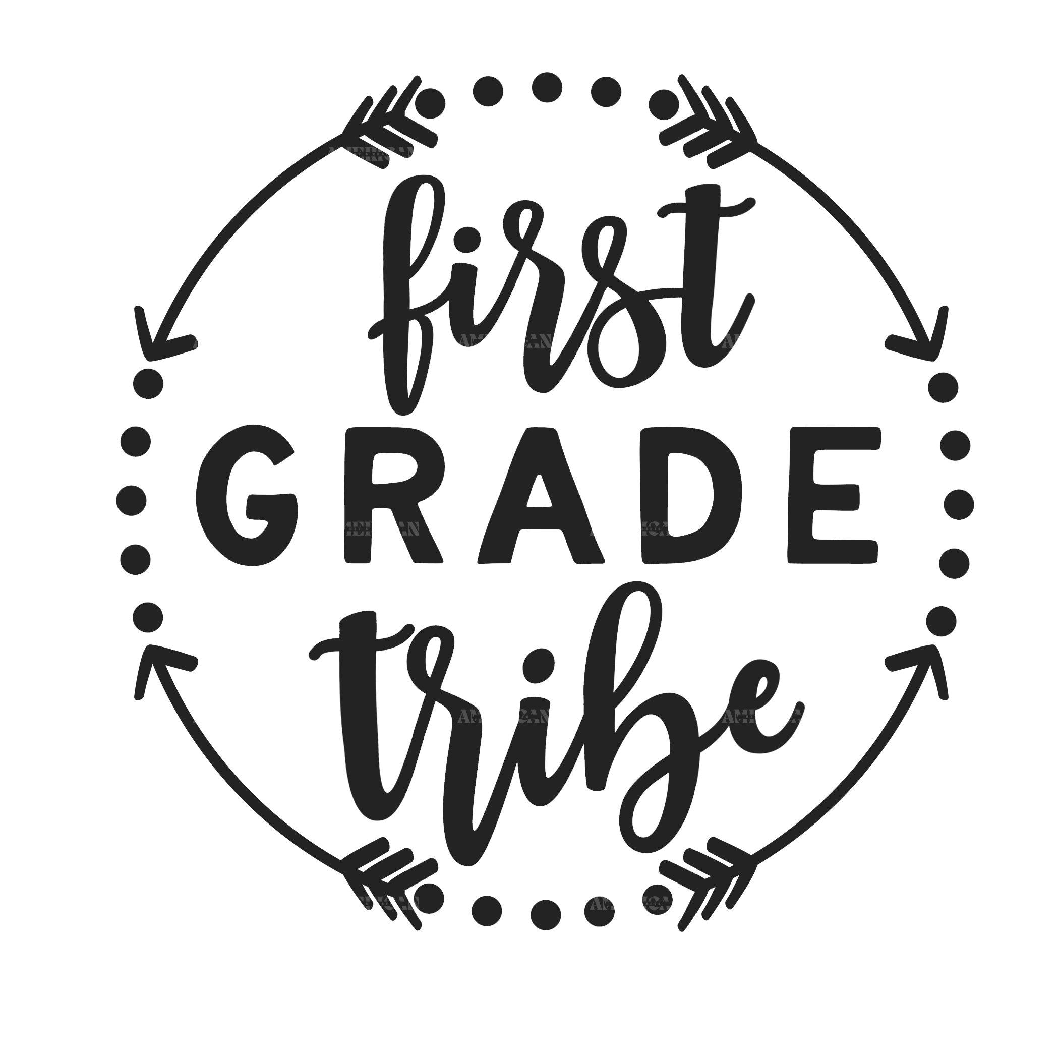 1st Grade Tribe DTF Transfer