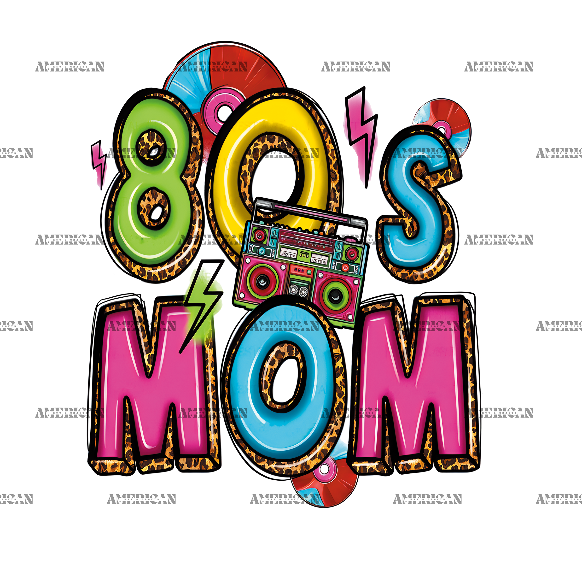 80's Mom DTF Transfer