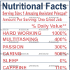 Assistant Principal Nutritional Facts DTF Transfer