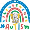 Autism Rainbow1 DTF Transfer
