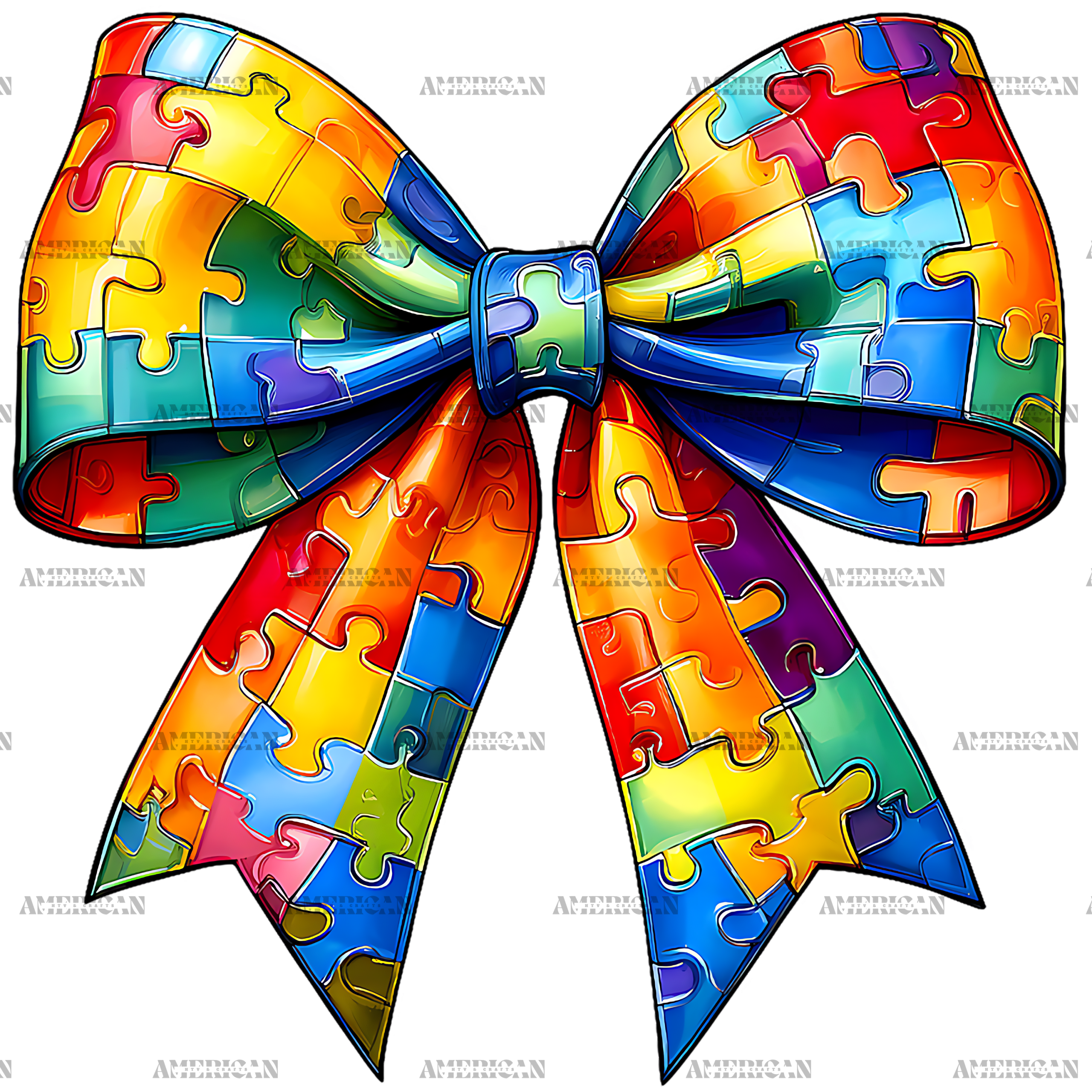 Autism Awareness-32 DTF Transfer