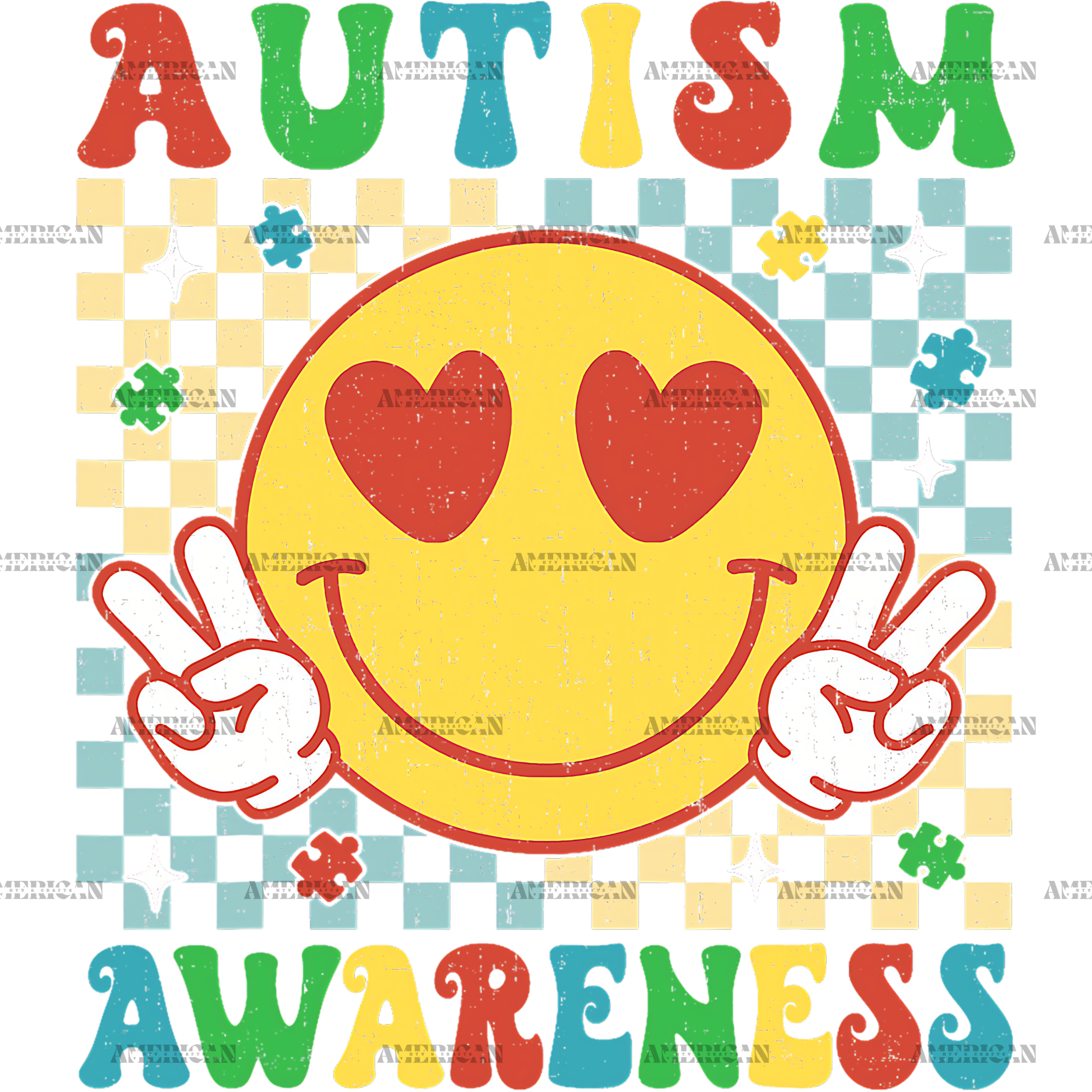 Autism Awareness-4 DTF Transfer