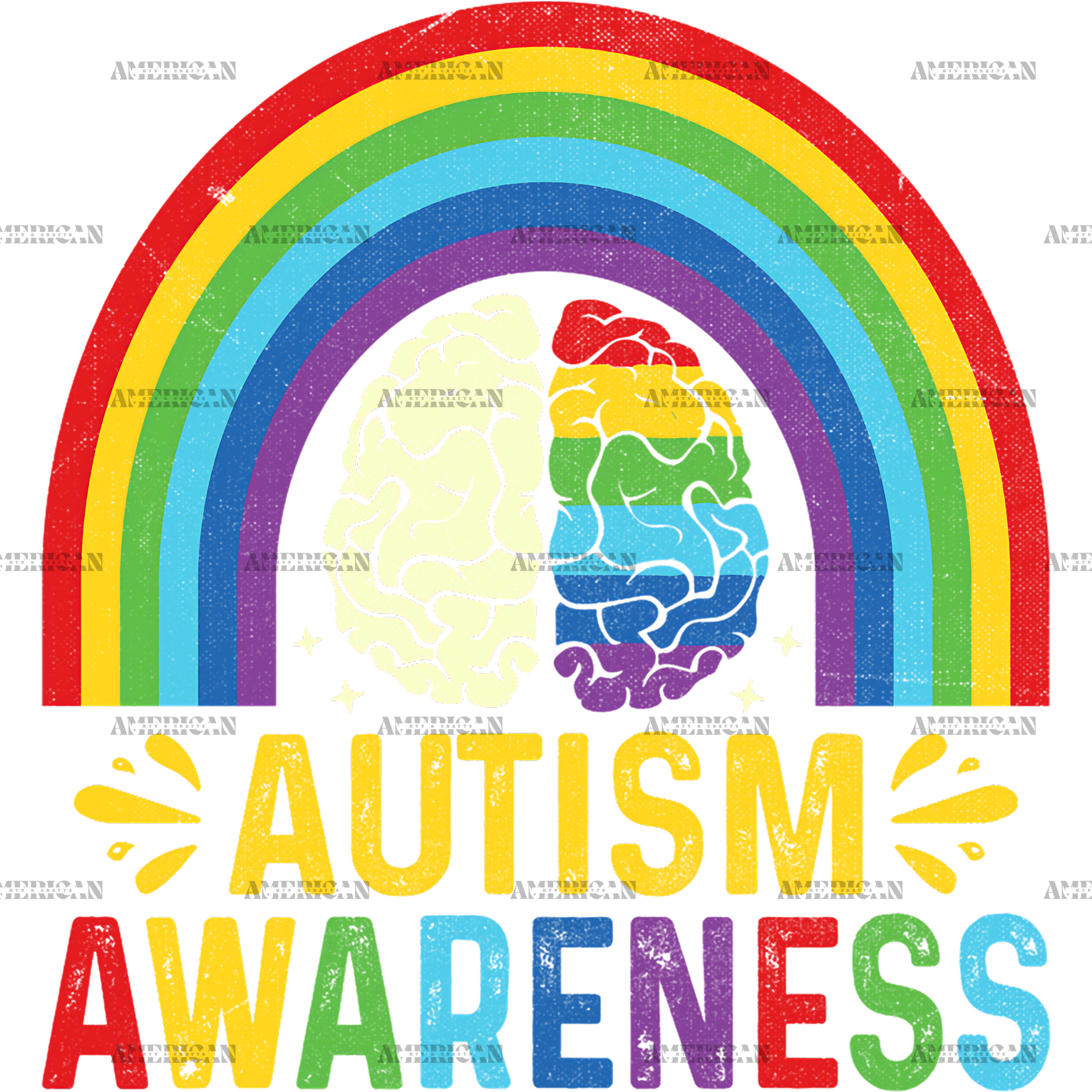 Autism Awareness-8 DTF Transfer