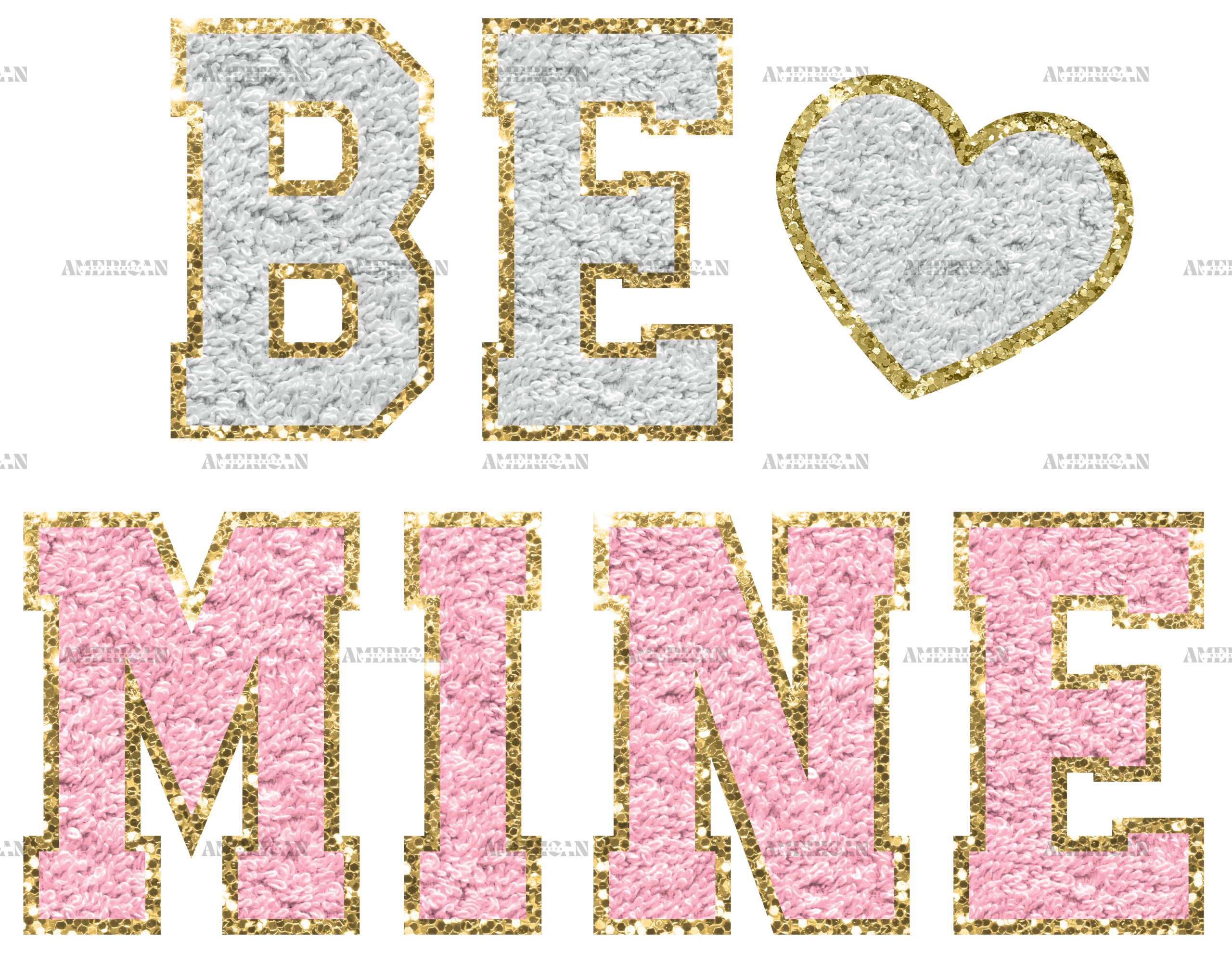 Be Mine-4 DTF Transfer