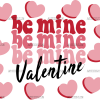 Be Mine Valentine UV DTF Transfer