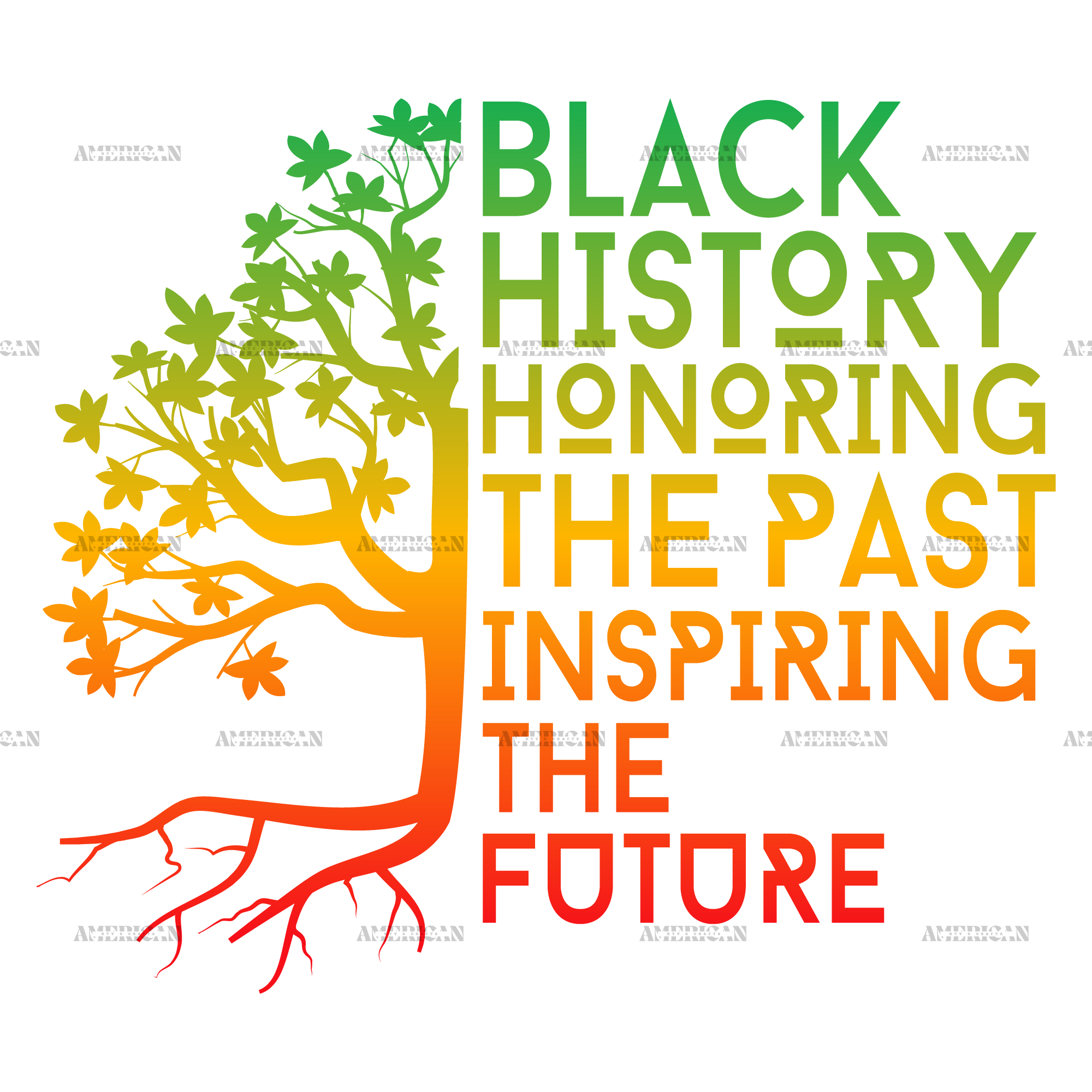 Black History Honoring The Past Inspiring The Future DTF Transfer