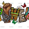 Black History Power DTF Transfer