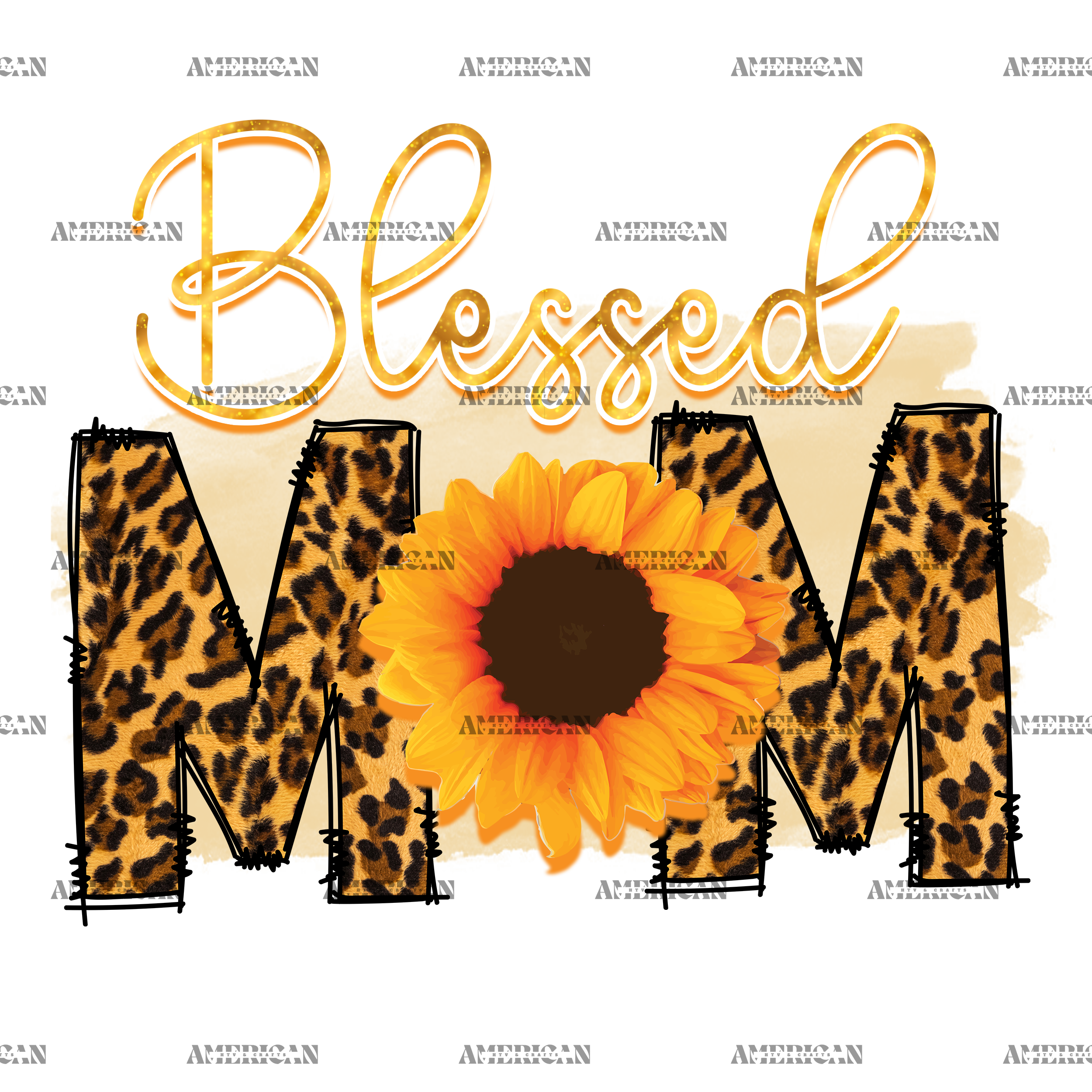 Blessed Mom-3 DTF Transfer