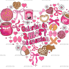 Calorias De Amor No Cuentan Heart DTF Transfer