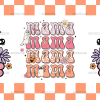 Checkered-Mama UV DTF Transfer