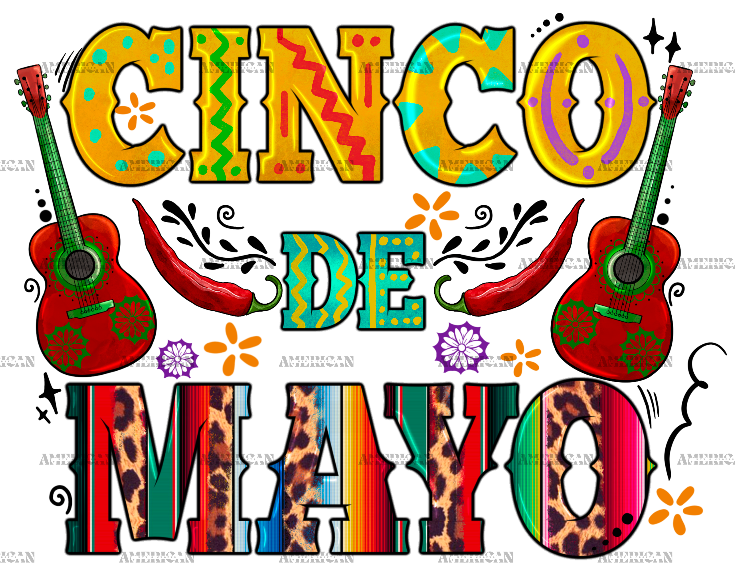 Cinco De Mayo-1 DTF Transfer