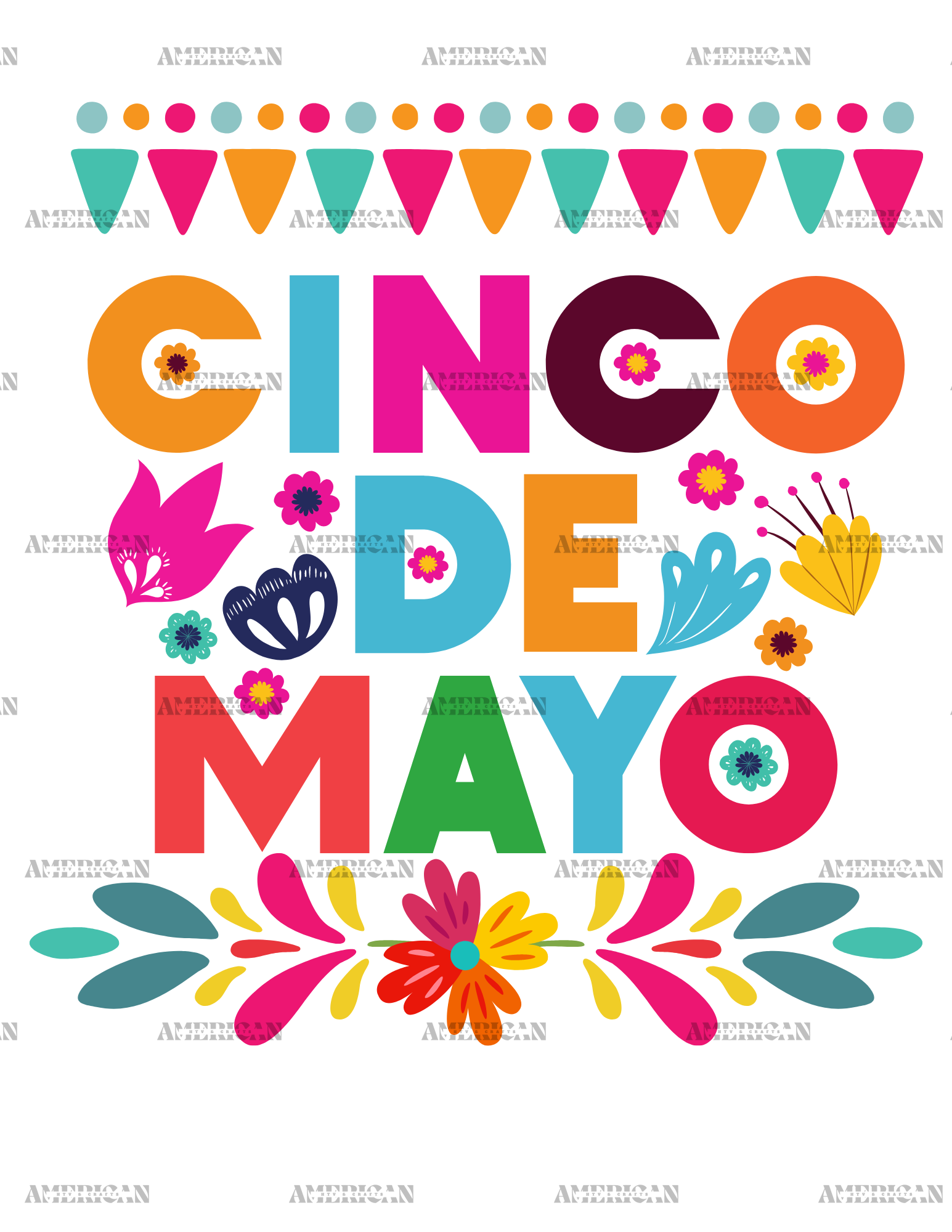 Cinco De Mayo-4 DTF Transfer
