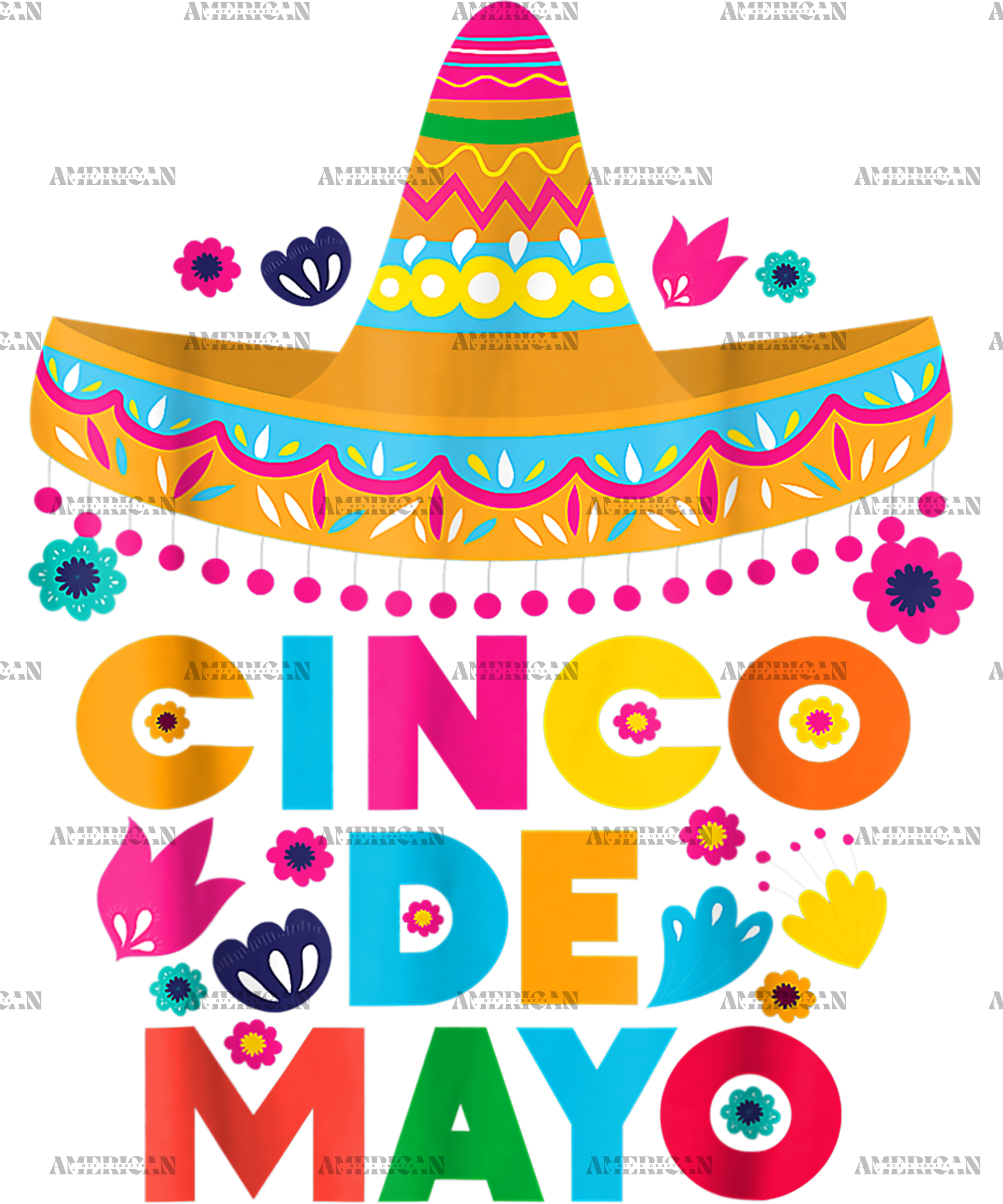 Cinco De Mayo-5 DTF Transfer