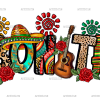 Cinco De Mayo Bonita DTF Transfer