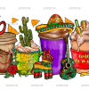 Cinco De Mayo Coffee Cups-2 DTF Transfer