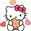 Concha Kitty DTF Transfer