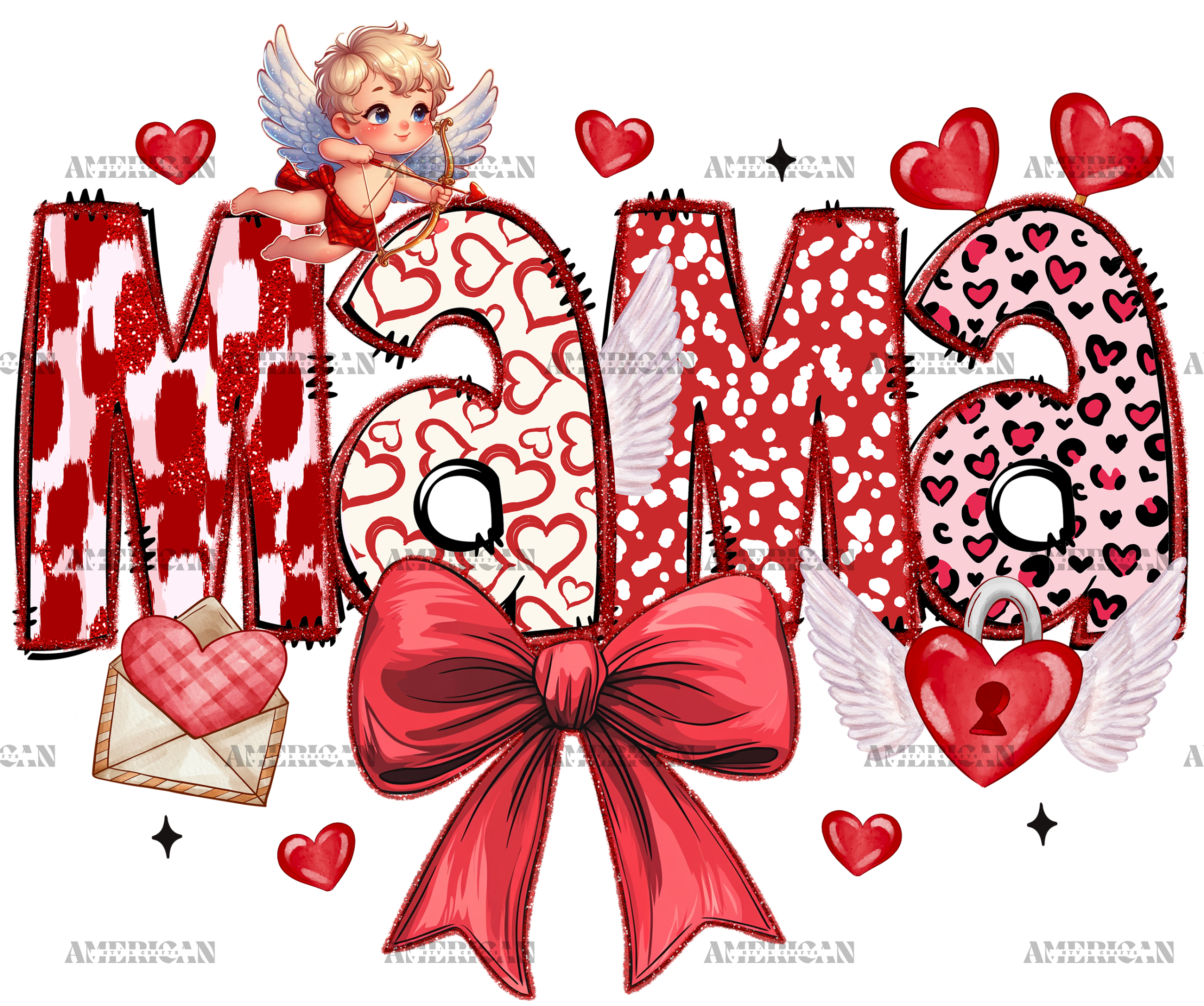 Cupid Mama DTF Transfer