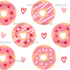 Donut Valentine UV DTF Transfer