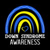 Down Syndrome Awareness Rainbow-2 DTF Transfer