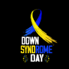 Down Syndrome Day Ribbon DTF Transfer