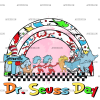 Dr. Seuss Day Rainbow DTF Transfer