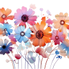 Flowers-5 UV DTF Transfer