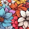 Flowers-8 UV DTF Transfer