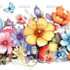 Flowers-9 UV DTF Transfer