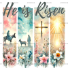 He Is Risen Frame DTF Transfer