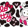 Hello Kitty Cow UV DTF Transfer