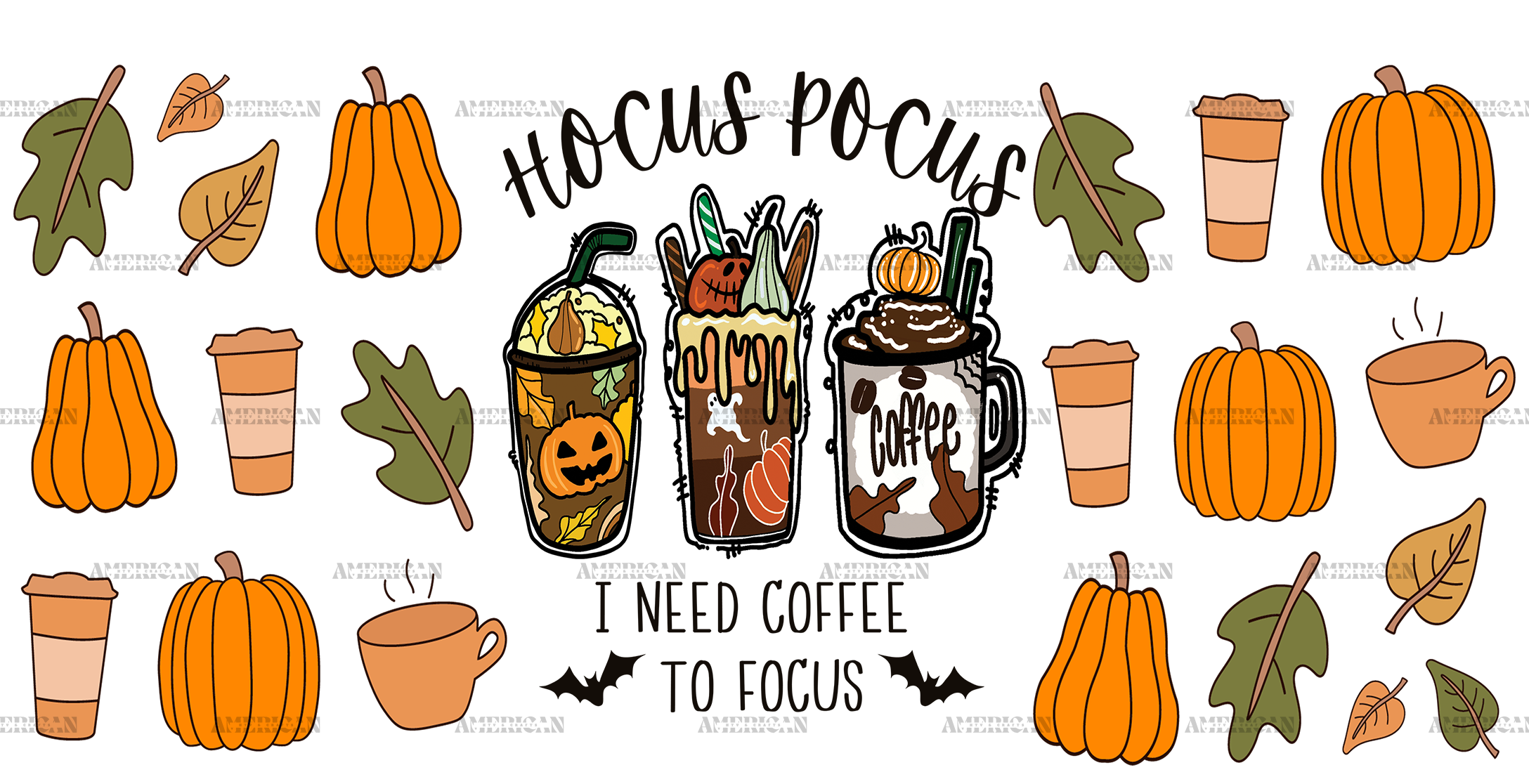 Hocus Pocus Fall UV DTF Transfer