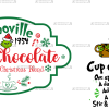 Hot Chocolate Grinch UV DTF Transfer