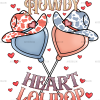 Howdy Heart Lolipop DTF Transfer