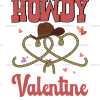 Howdy Valentine-3 DTF Transfer
