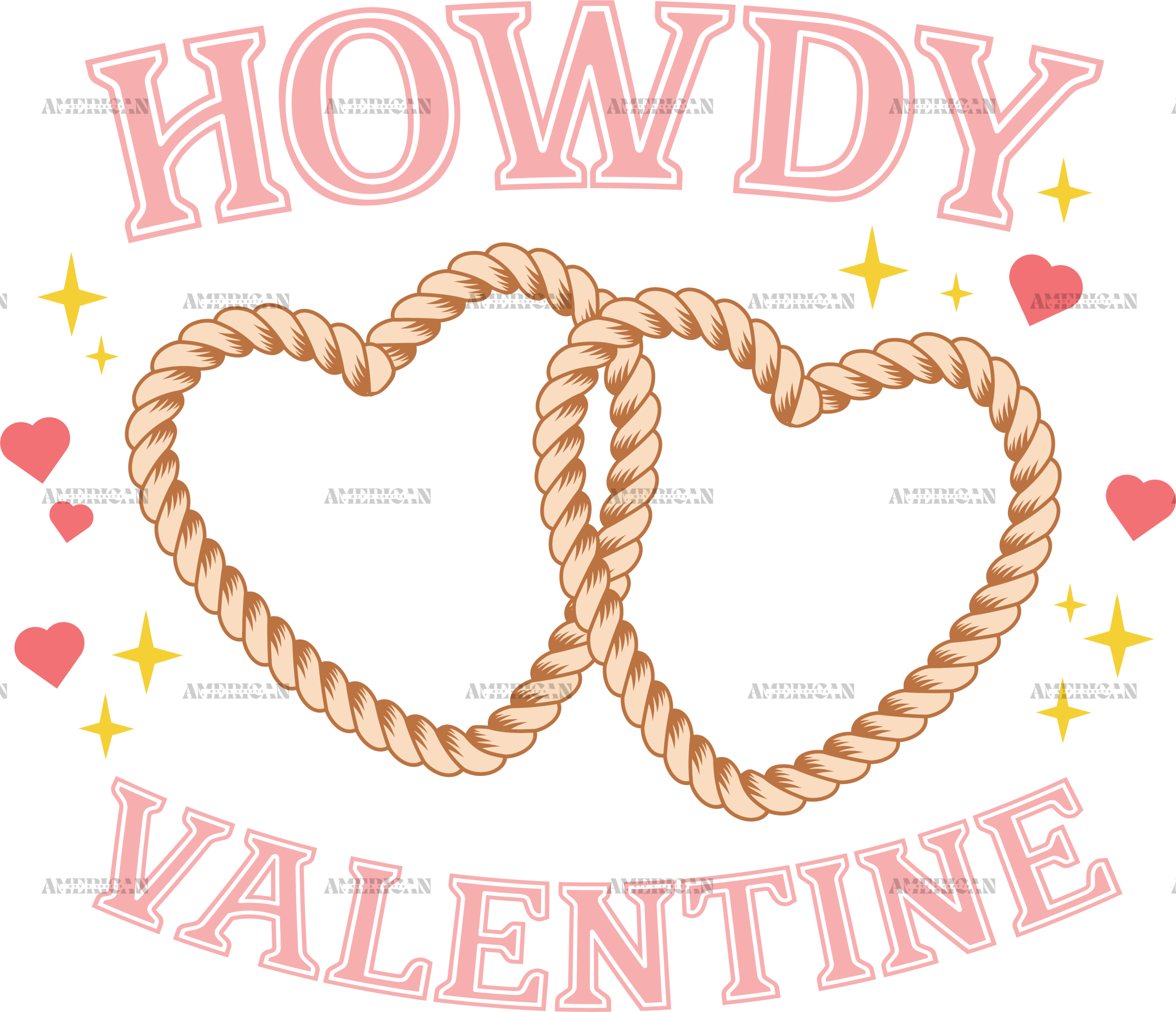 Howdy Valentinne-1 DTF Transfer
