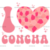 I Love Concha-2 DTF Transfer