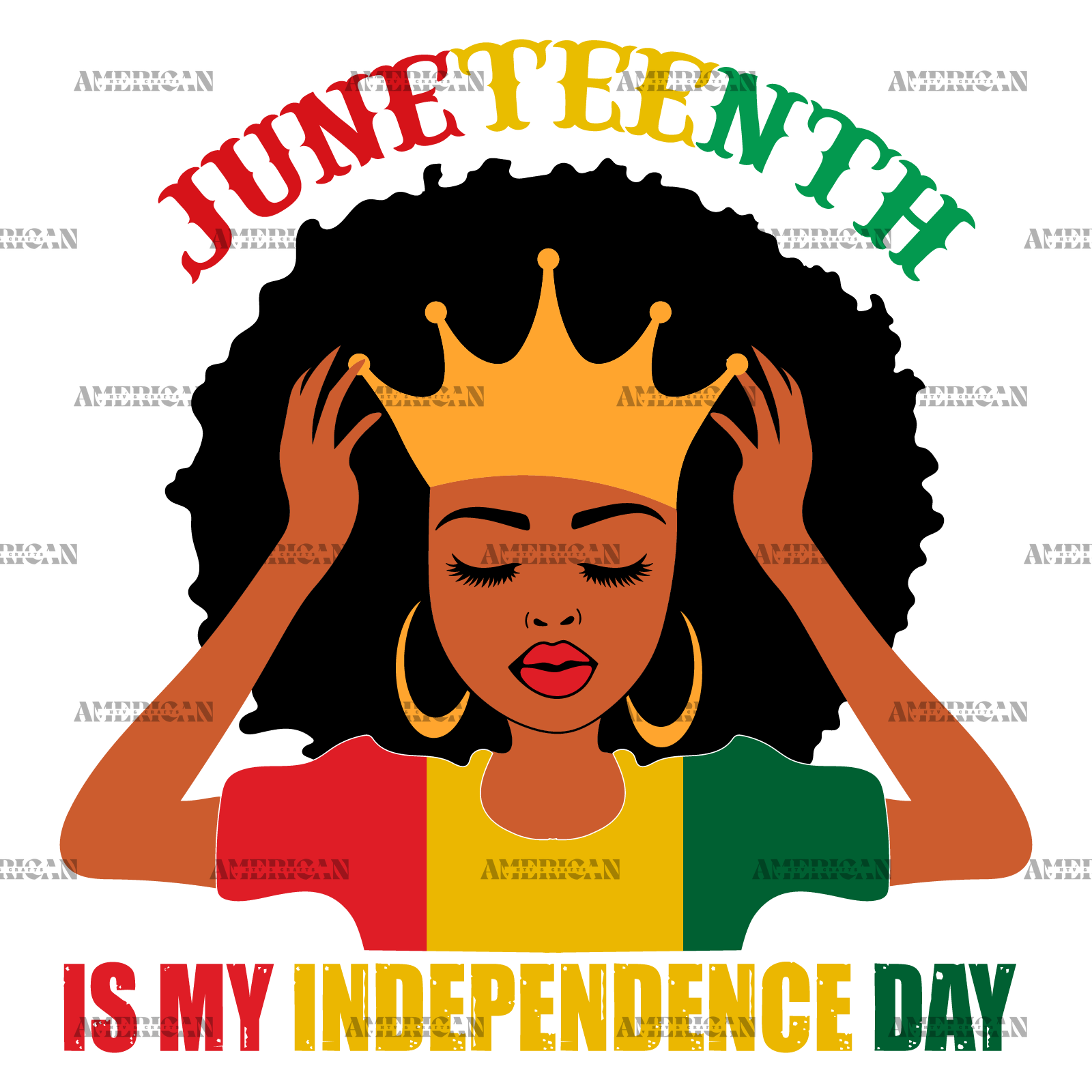 Juneteenth Is My Independence Day-3 DTF Transfer