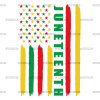 Juneteenth USA Flag DTF Transfer