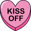 Kiss Off DTF Transfer