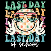 Last Day of School Smiley Face DTF Transfer