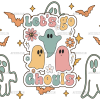 Lets Go Ghouls Bats UV DTF Transfer