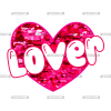 Lover Heart DTF Transfer