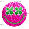 Lucky Smiley Face DTF Transfer