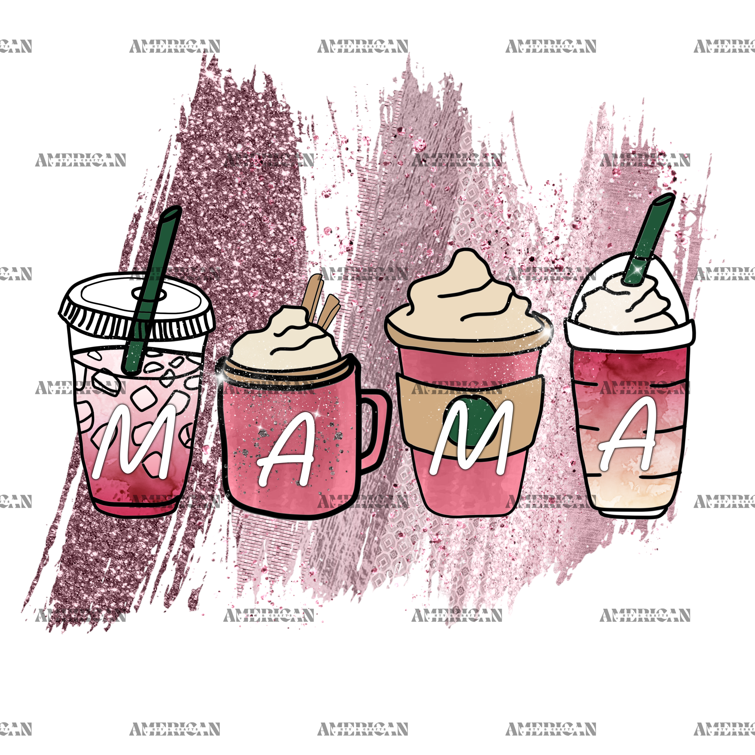 Mama Coffee DTF Transfer