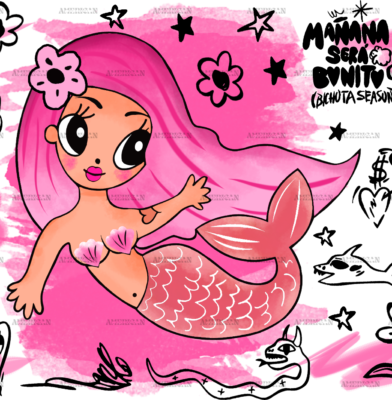 Manana Sera Bonito Mermaid-2 Dtf Transfer