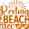 Resting Beach Face-1  DTF Transfer