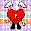 Sad Heart Easter Vibes DTF Transfer