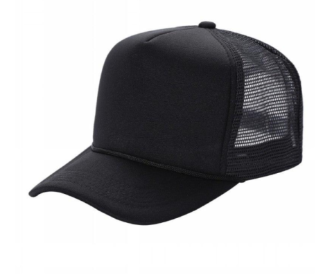 Alternative view of Kids Trucker Cap Polyester Foam Front 5 Panel