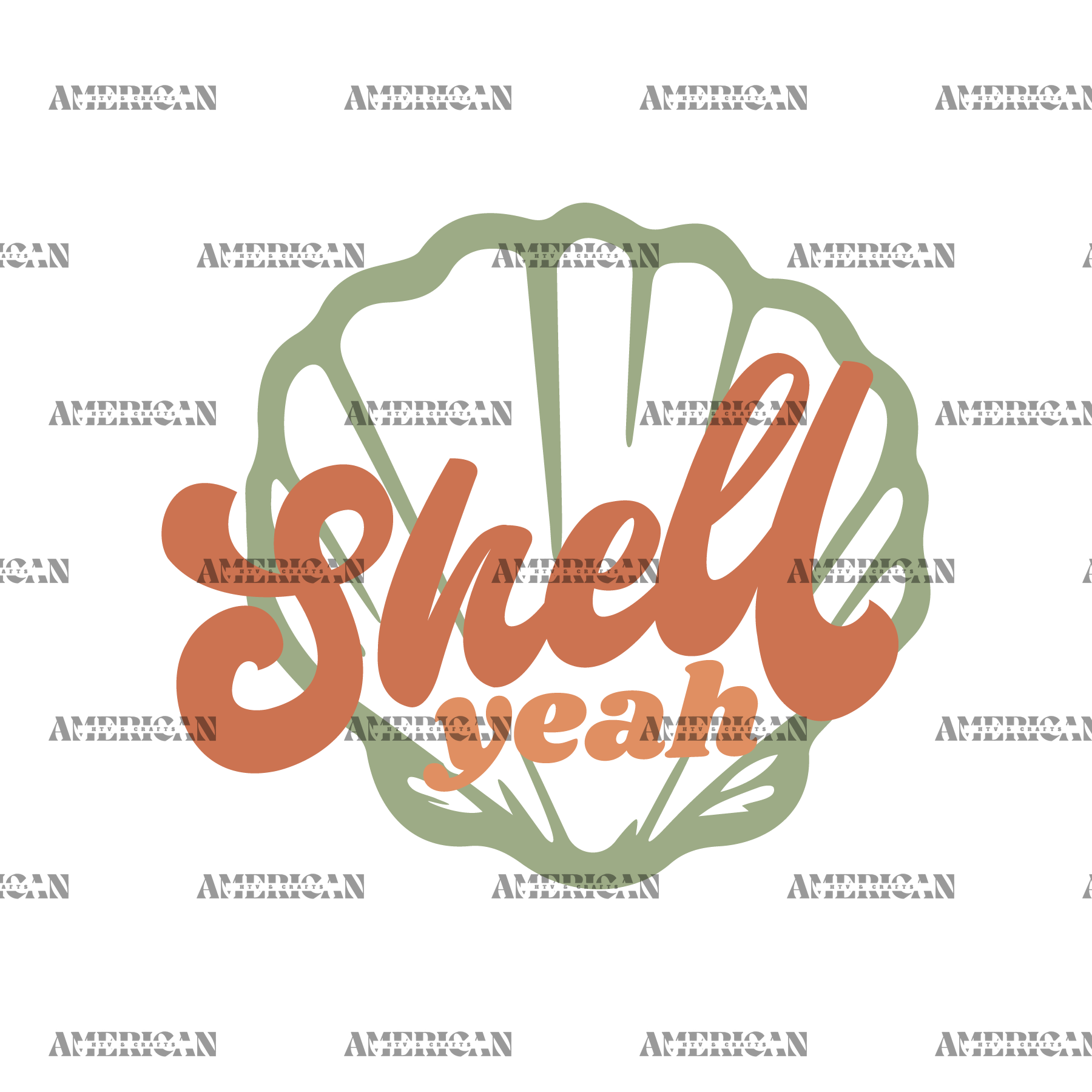 Shell Yeah DTF Transfer