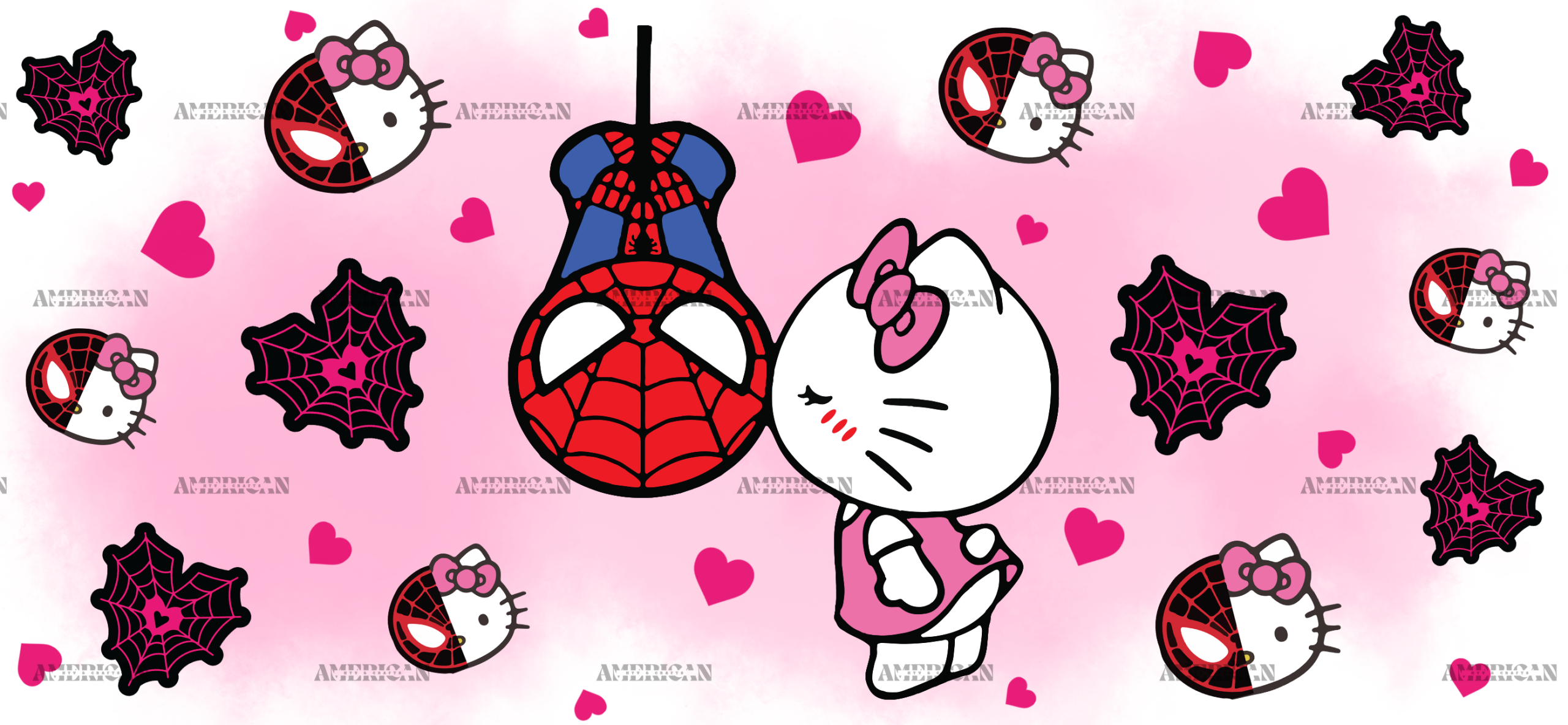 Spider Kitty-2 UV DTF Transfer